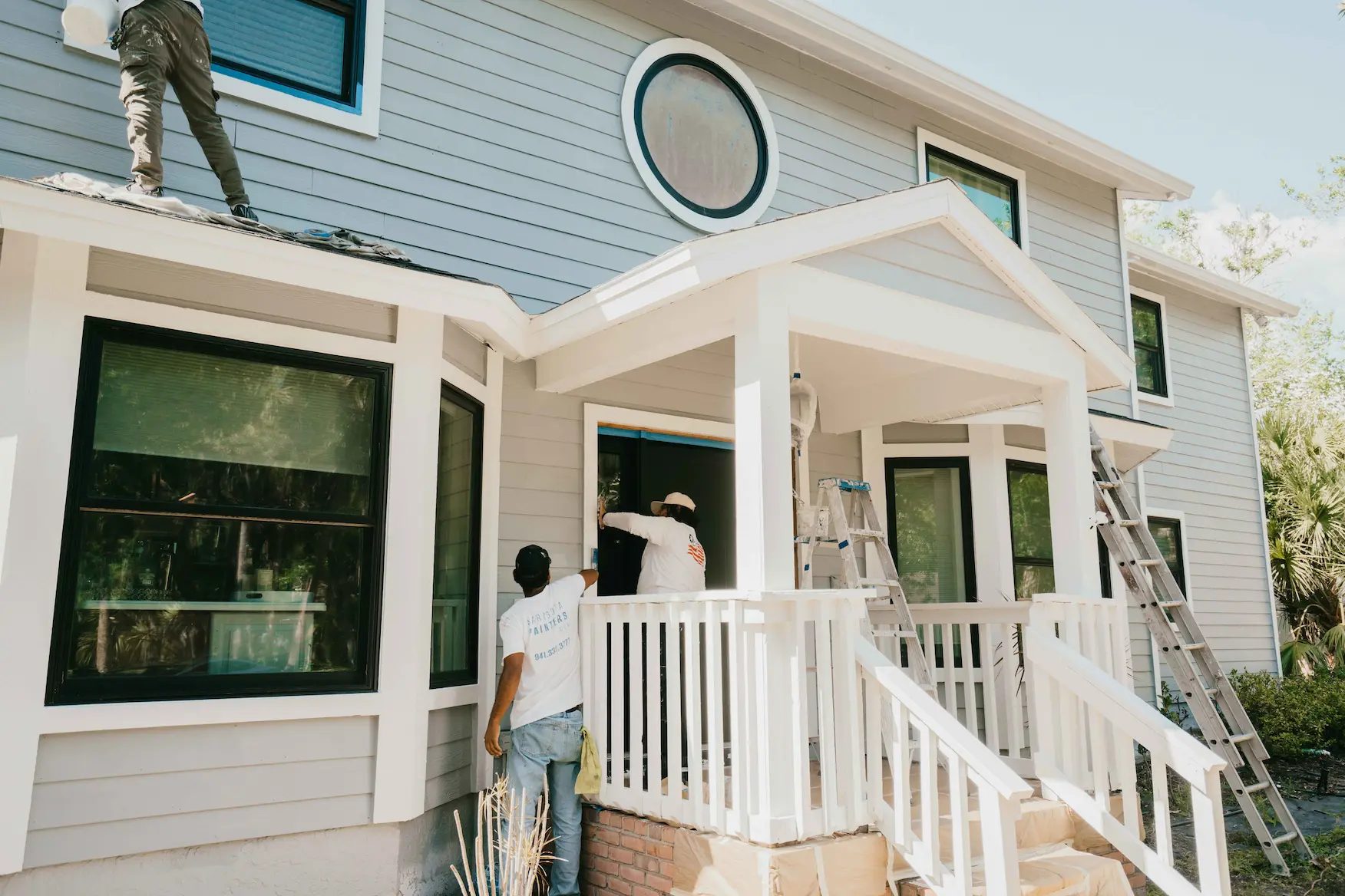 Full Exterior residential painting in Sarasota by Sarasota Painters™ 09